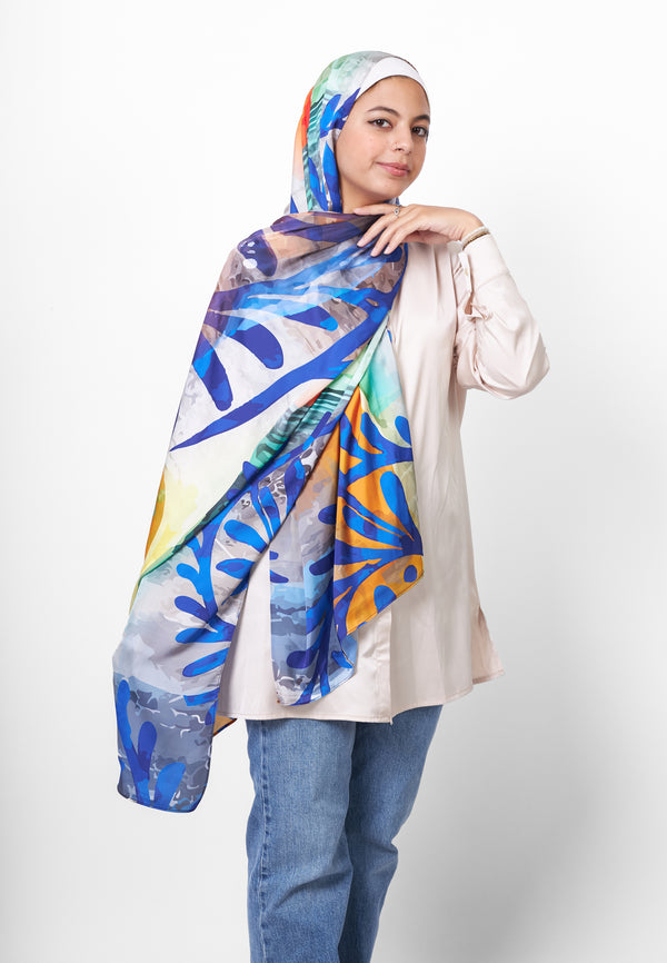 The Field Satin Scarf