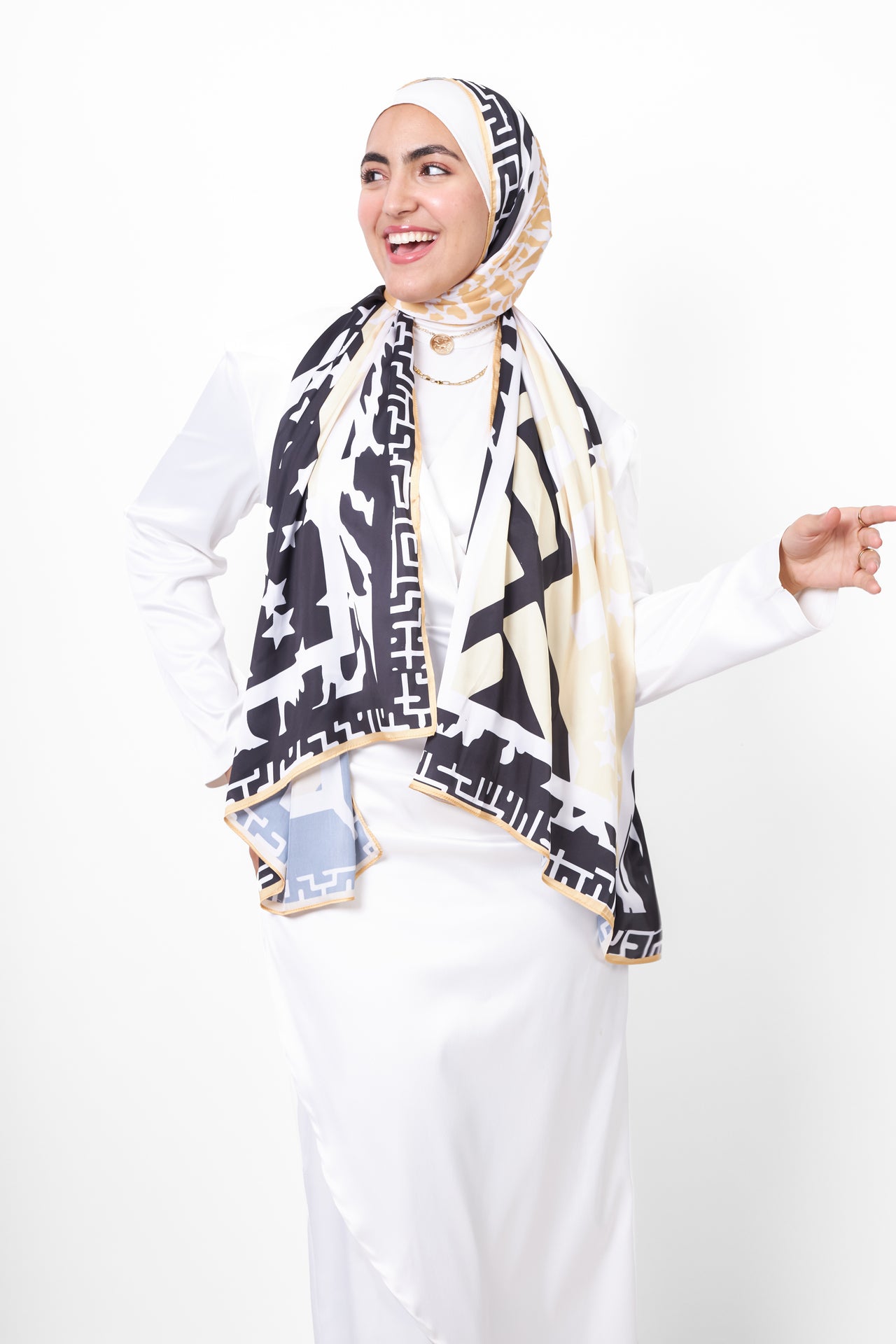 The Lady Satin Scarf