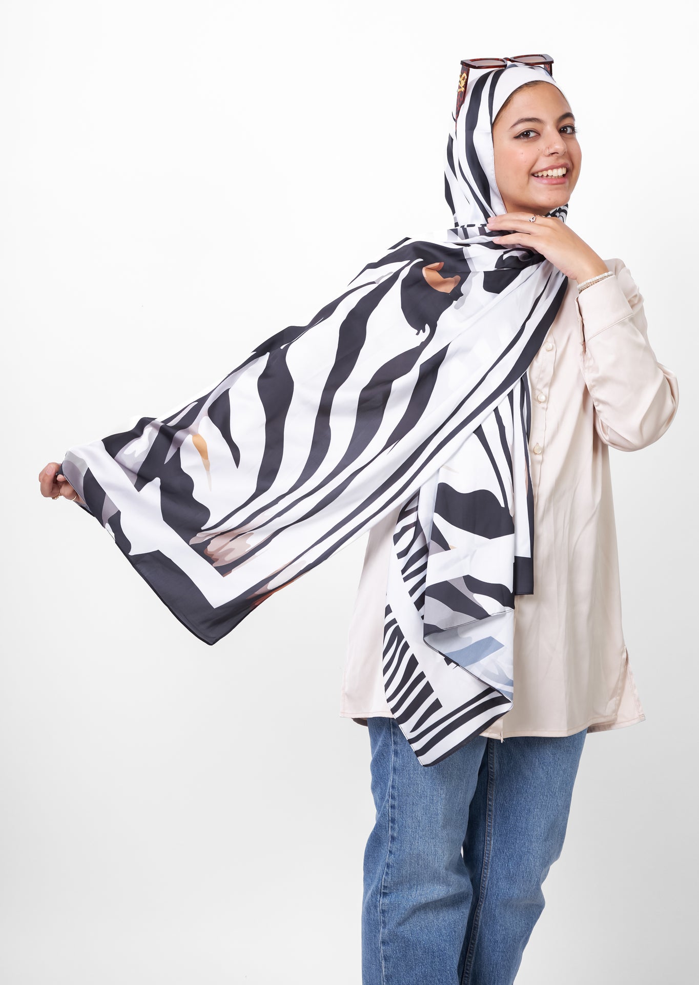 The Eyes Satin Scarf