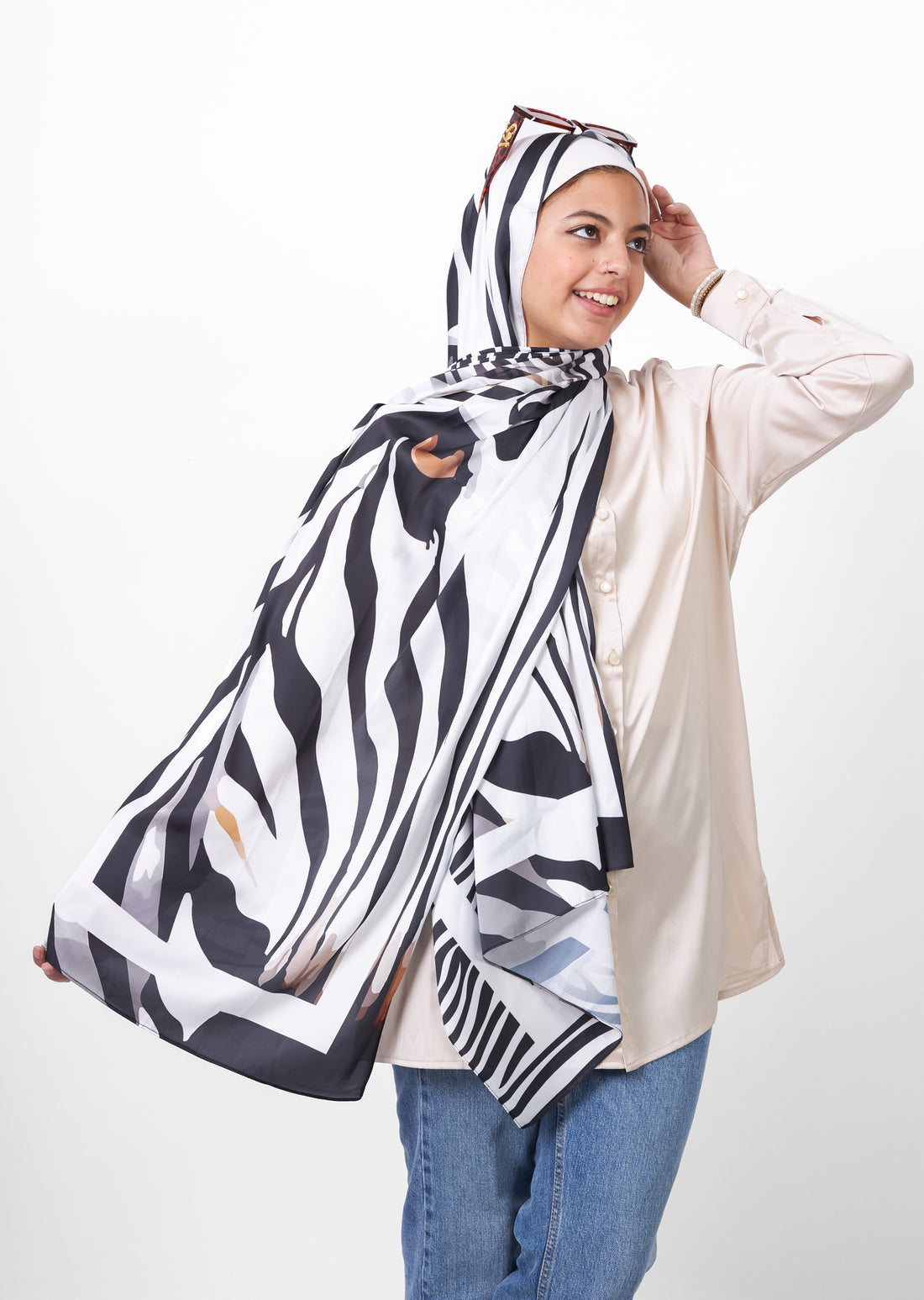 The Eyes Satin Scarf