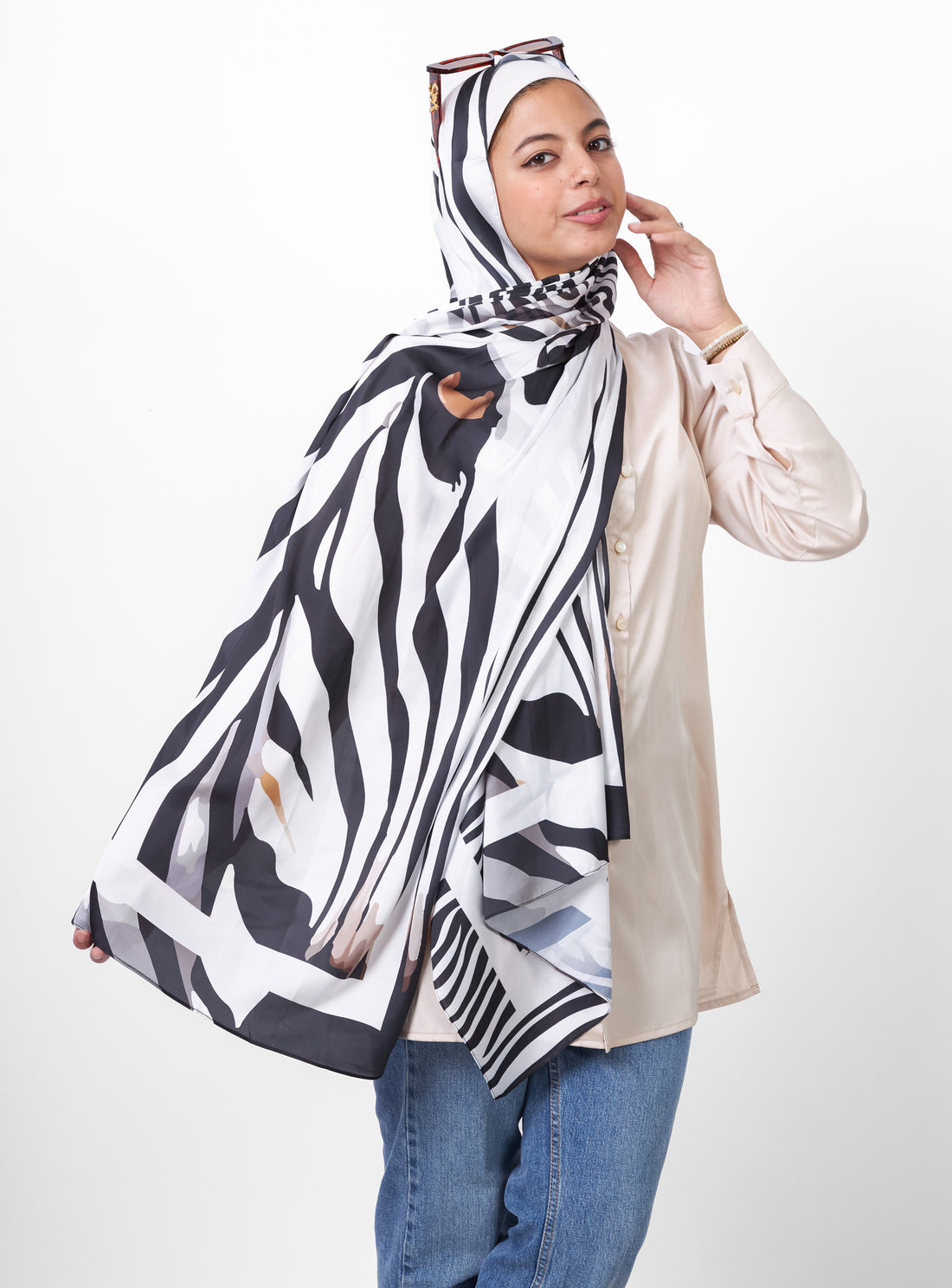The Eyes Satin Scarf