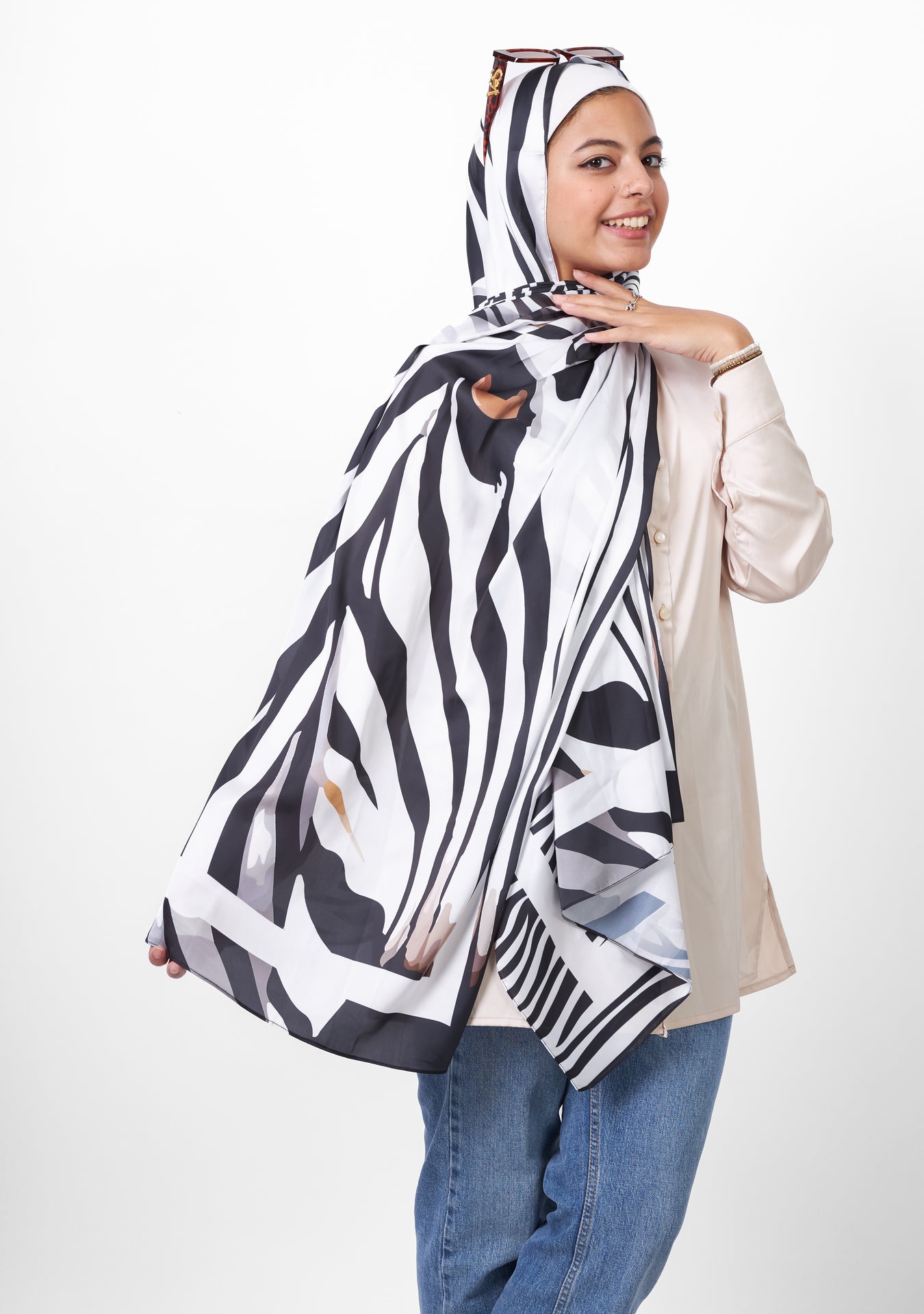 The Eyes Satin Scarf