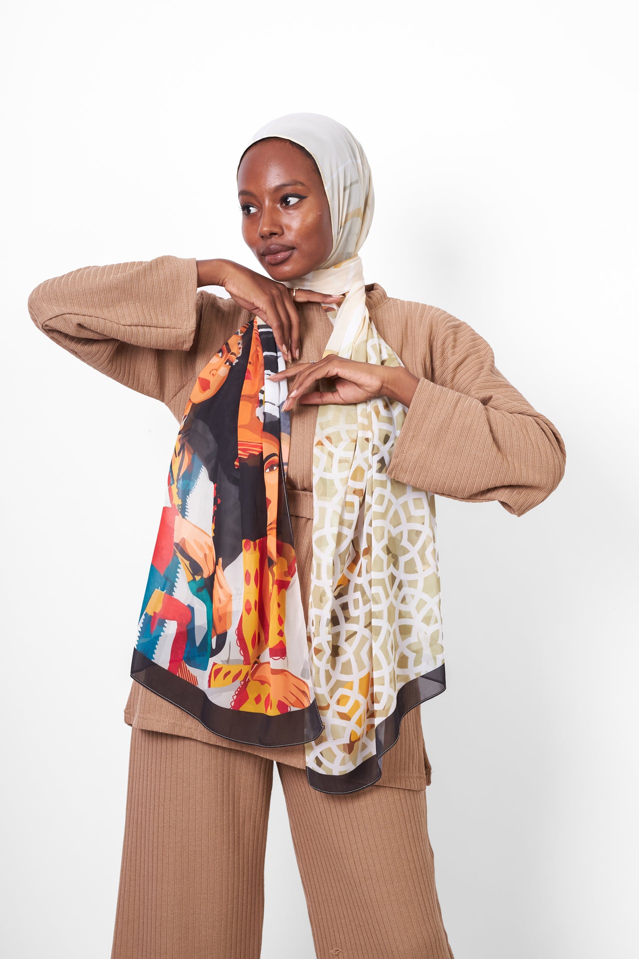 The Tribal Chiffon Scarf