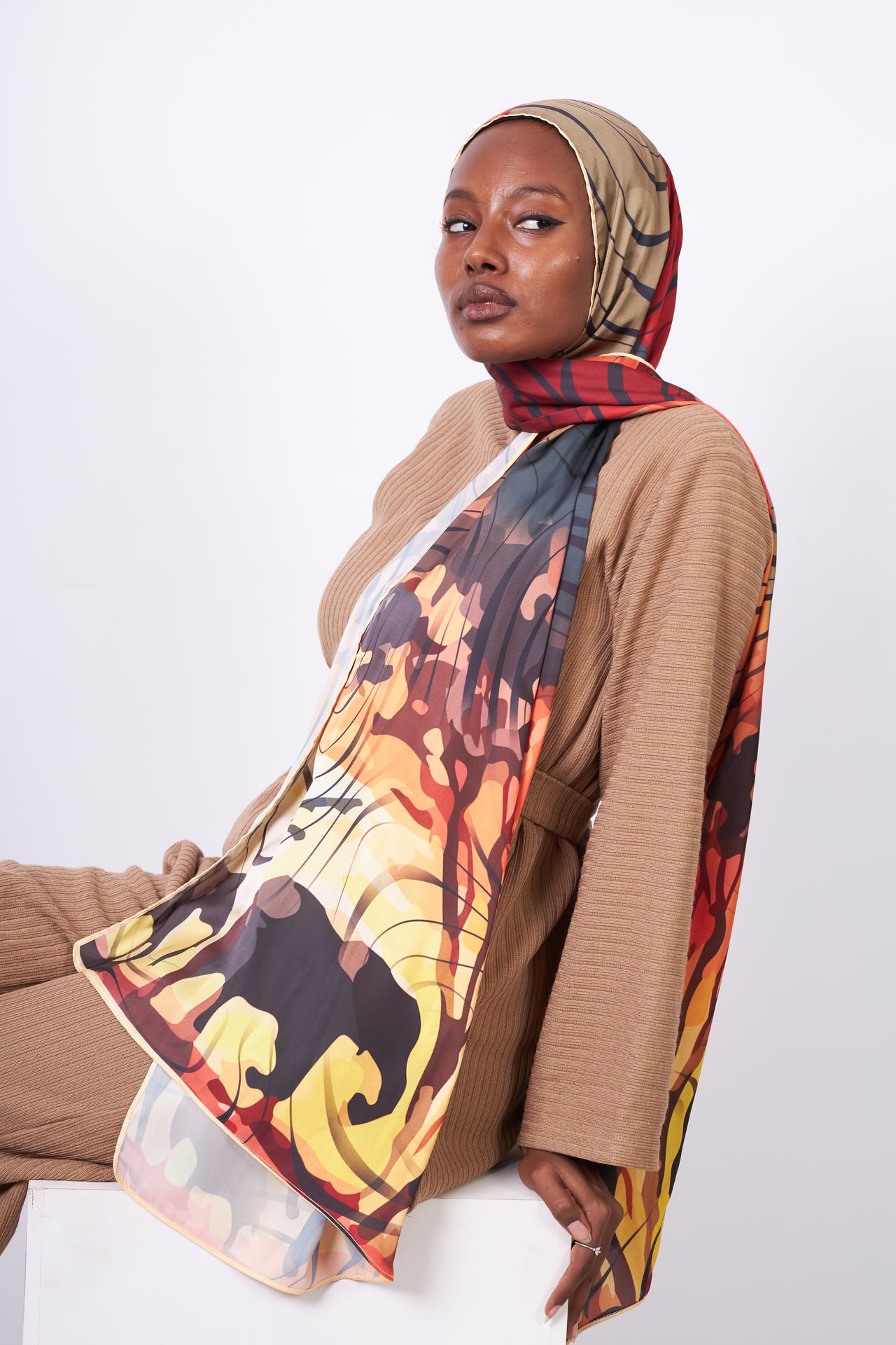 The Sahara Satin Scarf