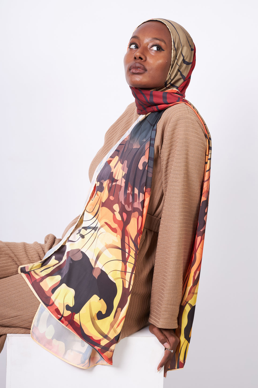 The Sahara Satin Scarf