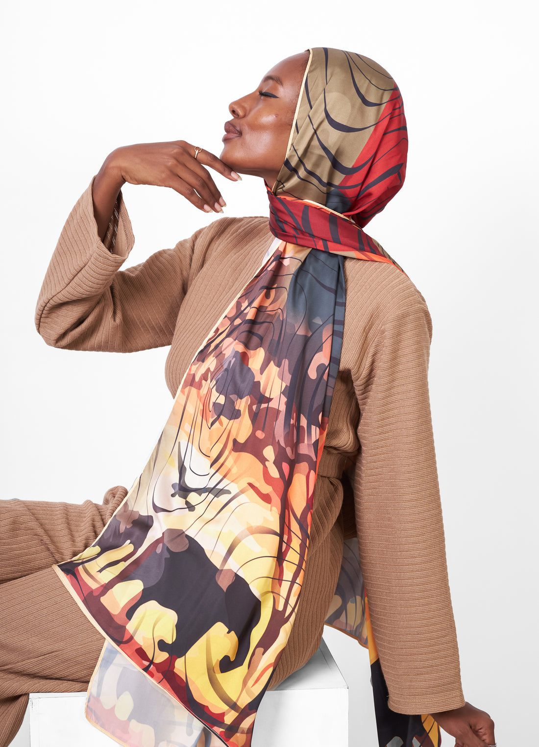 The Sahara Satin Scarf