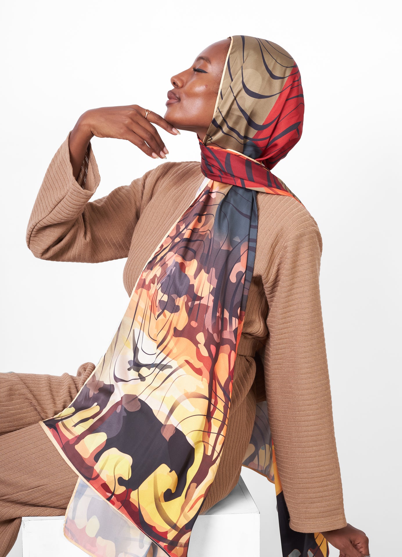 The Sahara Satin Scarf