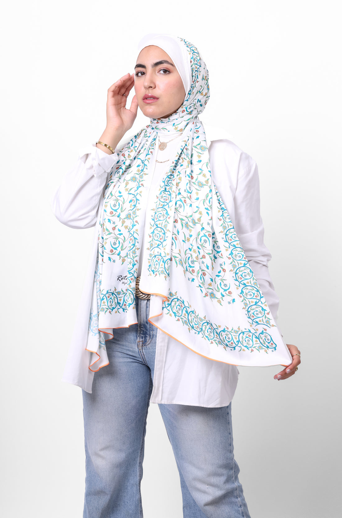 The Daisy Satin Scarf