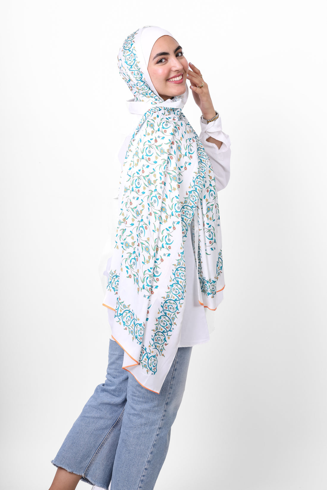 The Daisy Satin Scarf