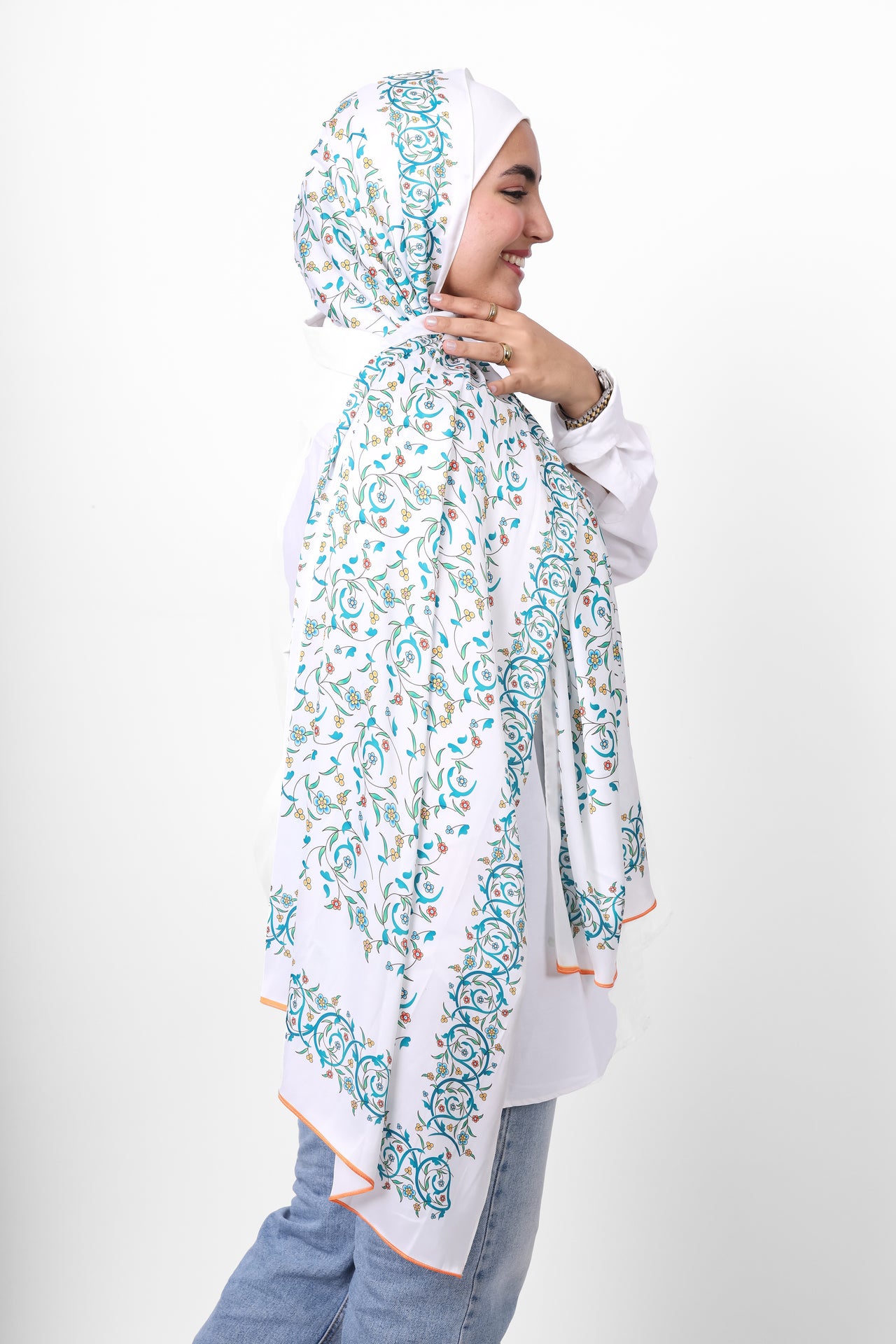 The Daisy Satin Scarf