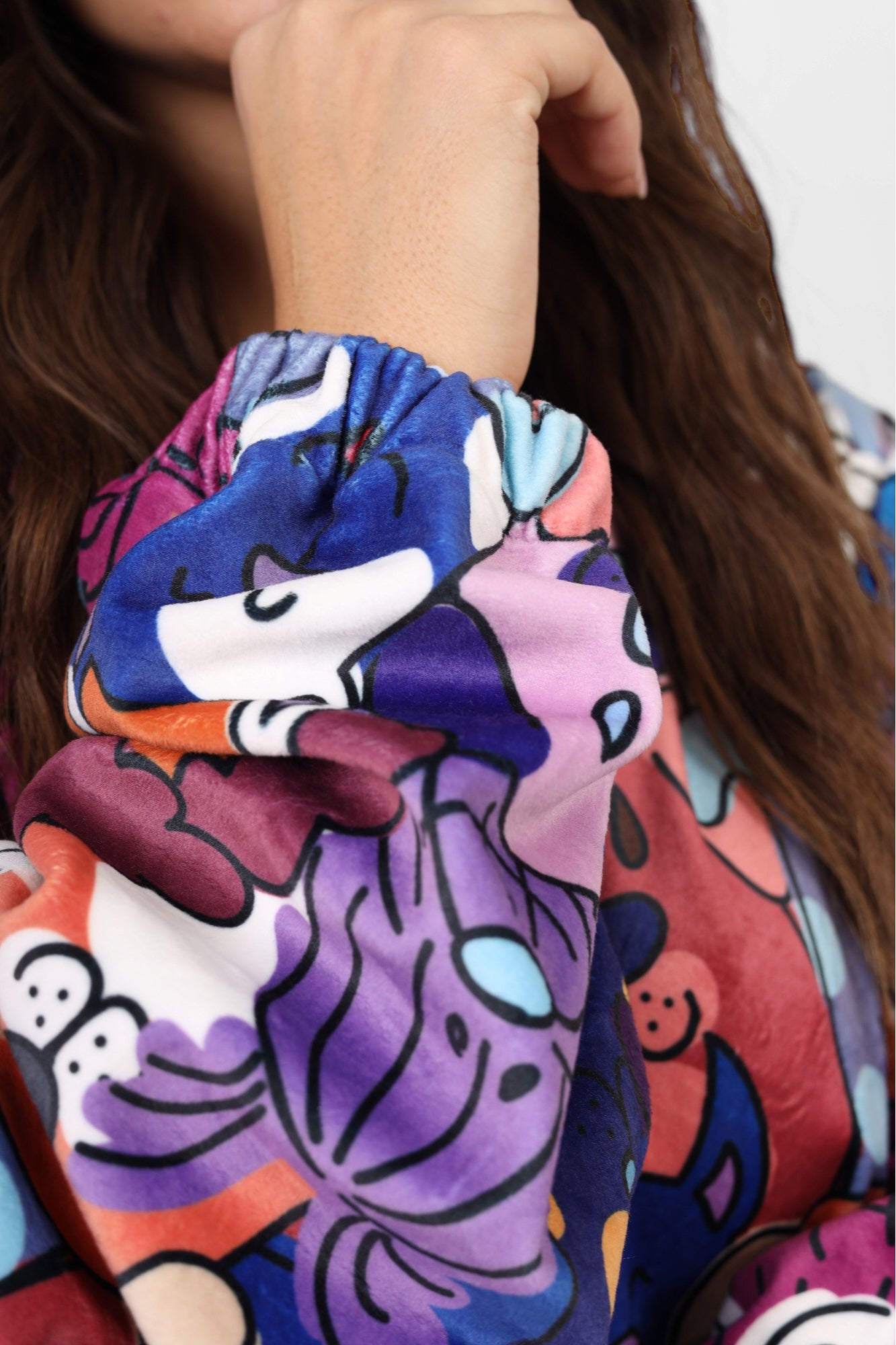 Dogmum velvet onsie - purple