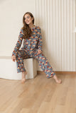 Teddy Stripe Pjs Set