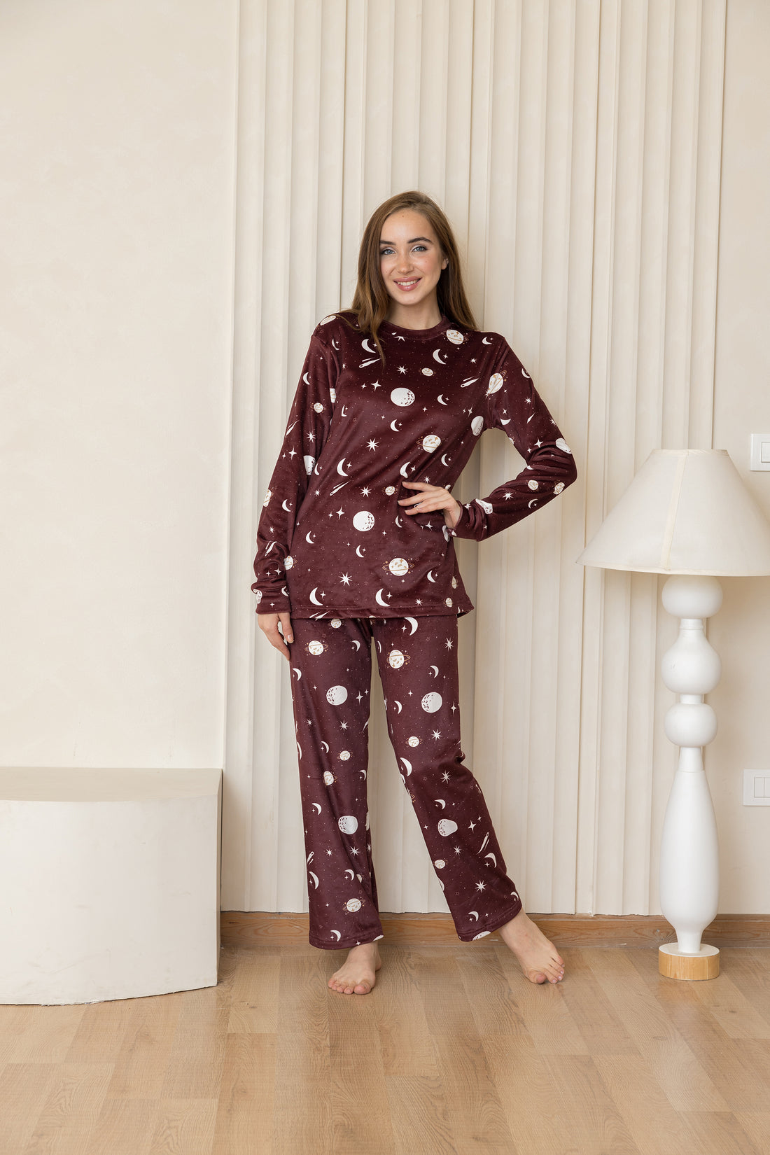 Lunar Pajama Set - Brown
