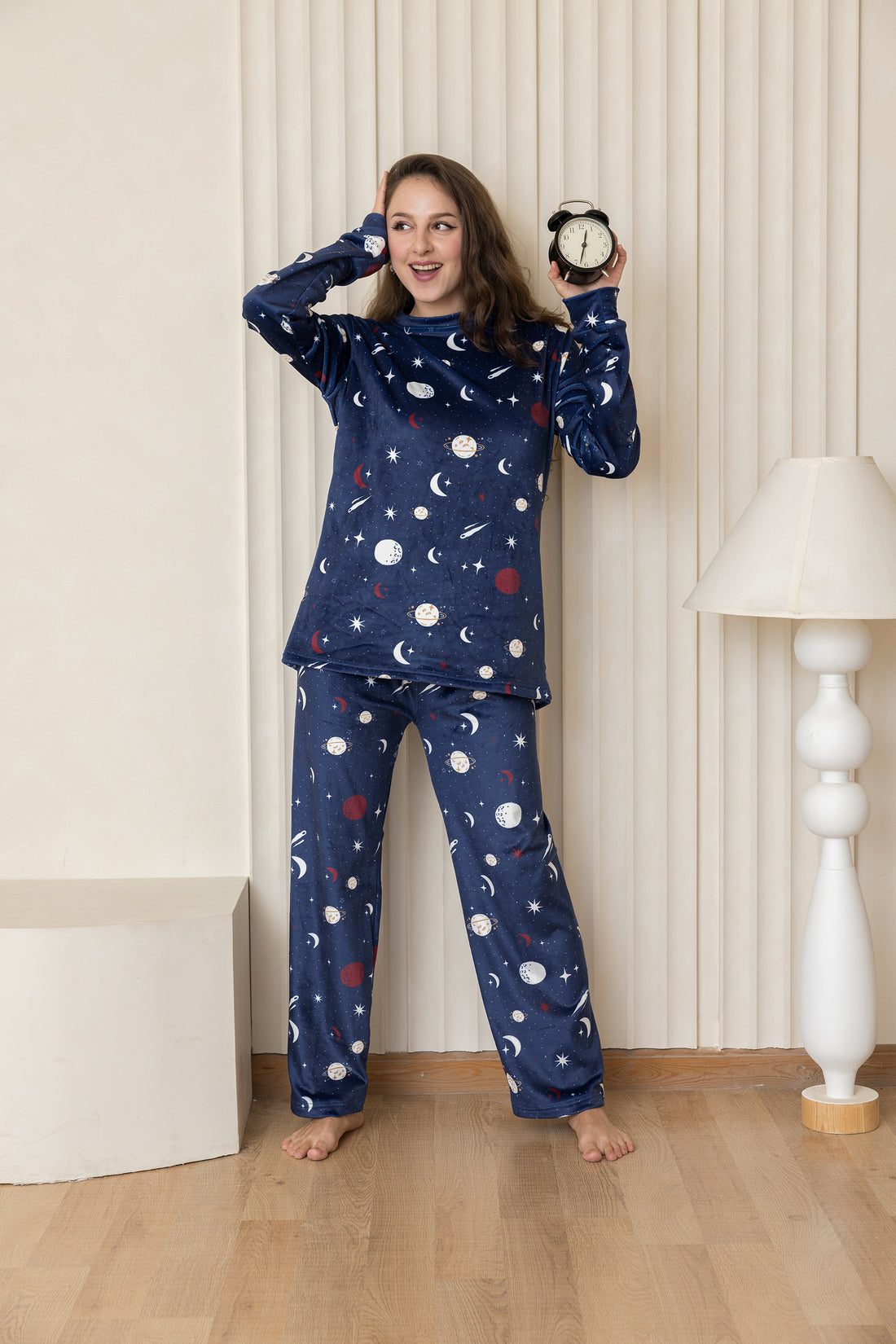 Lunar Pajama Set - Navy Blue