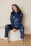 Lunar Pajama Set - Navy Blue