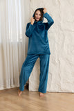 Comfort Hoodie Lounge Set - Teal