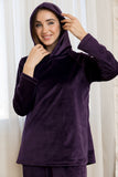 Comfort Hoodie Lounge Set - Purple