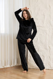 Comfort Hoodie Lounge Set - Black