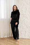 Comfort Hoodie Lounge Set - Black