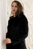 Comfort Hoodie Lounge Set - Black