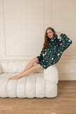 Moonlit Serenity Hoodie Blanket - Stars