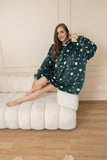 Moonlit Serenity Hoodie Blanket - Stars