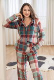 Holiday Plaided Classic Pjs Set - Emerald