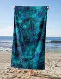 Green Cosmos - Beach Towel