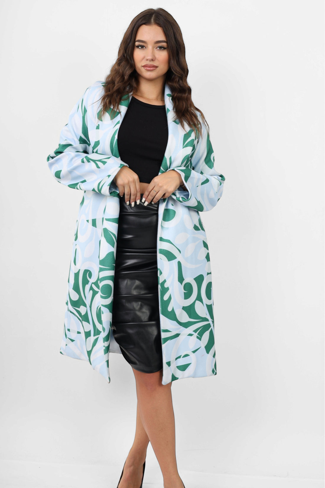 The baby blue Wool Coat