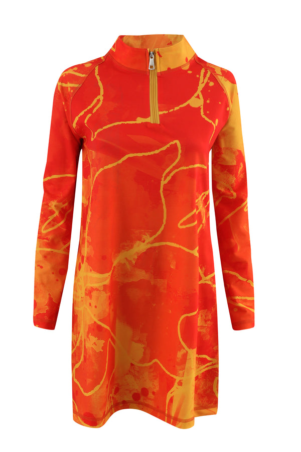 Orange splash  Basic Top