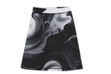 Noir Marble Aline Skirt