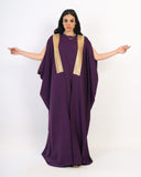 The lady 2 piece kaftan- Purple