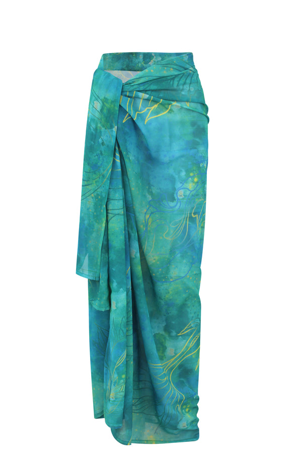 Jellyfisg chiffon Sarong