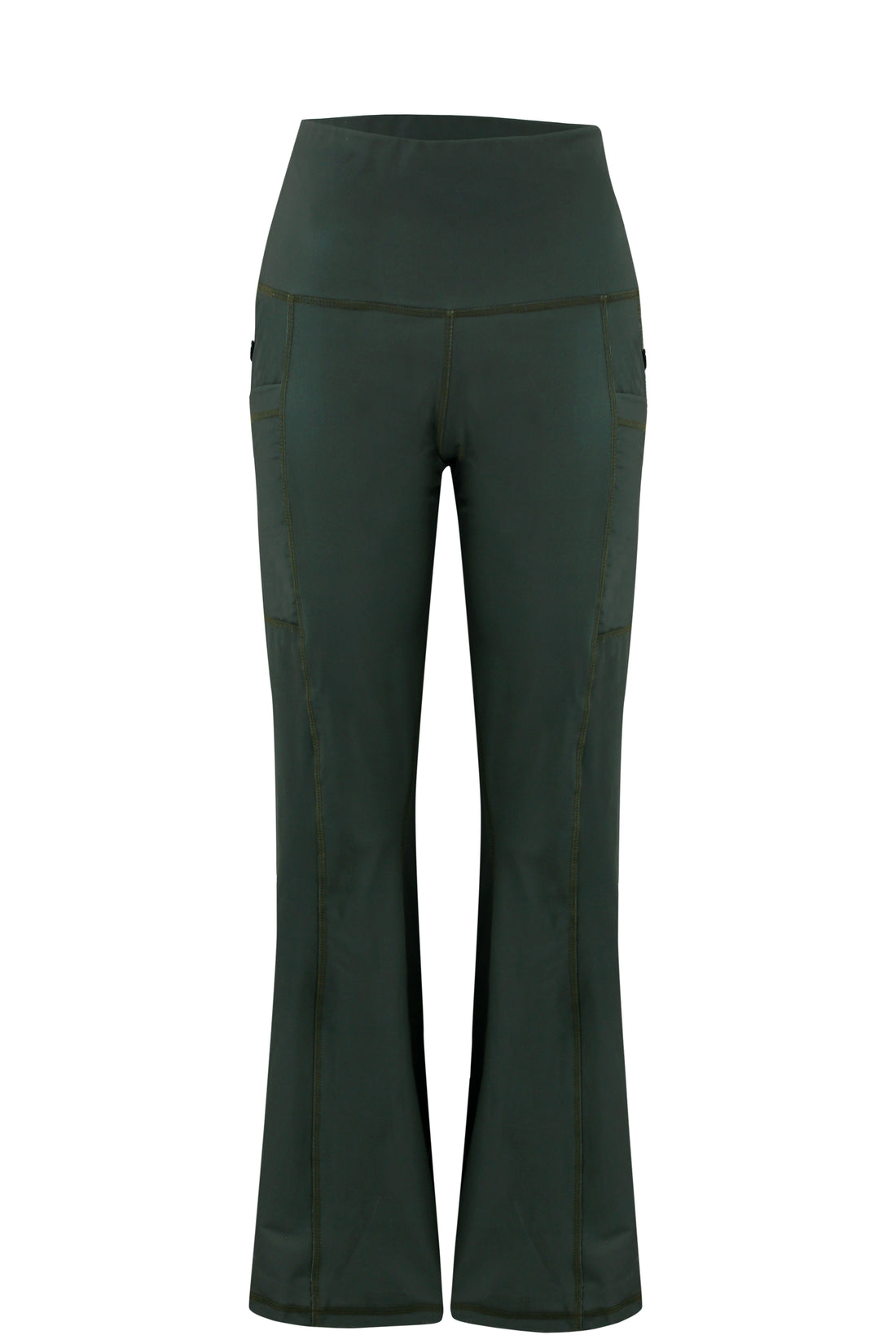 Wide leg pants - army green