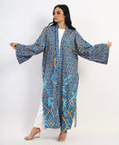 Holy Linen Abaya kimono - blue
