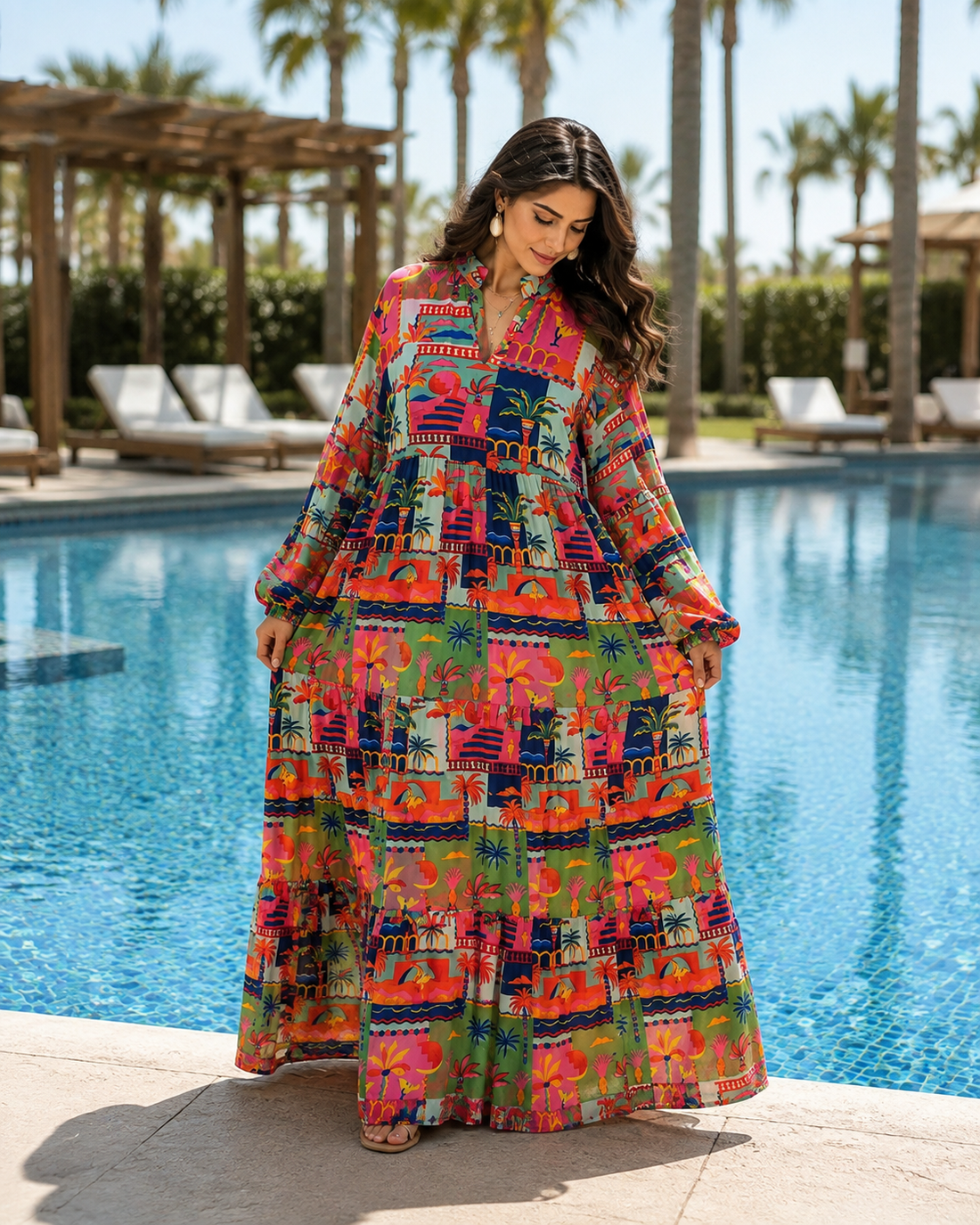 Muse Tiered Dress