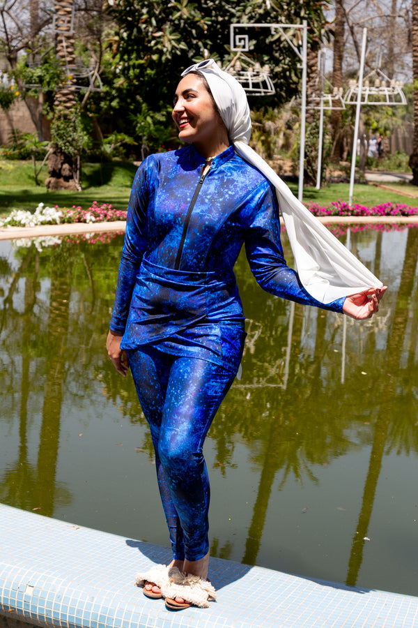 Galaxy Basic Burkini - BLue