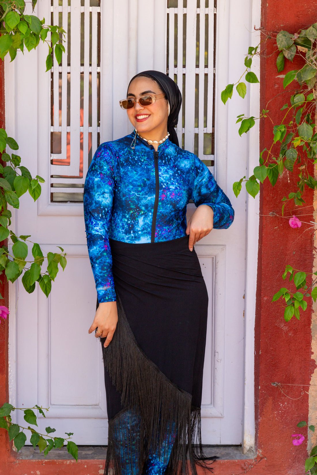 Cosmos Basic Burkini -Turquoise