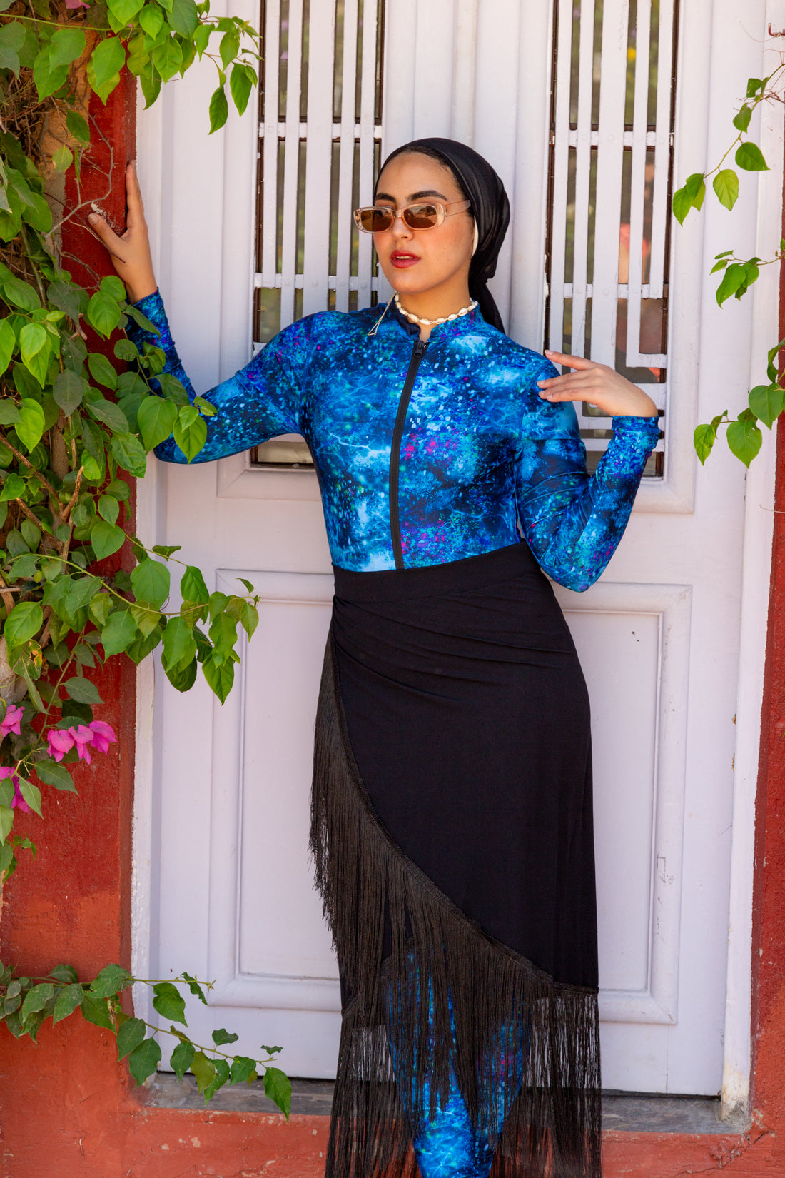 Cosmos Basic Burkini -Turquoise