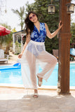 White Tulle Pants