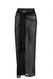 Black Tulle Sarong