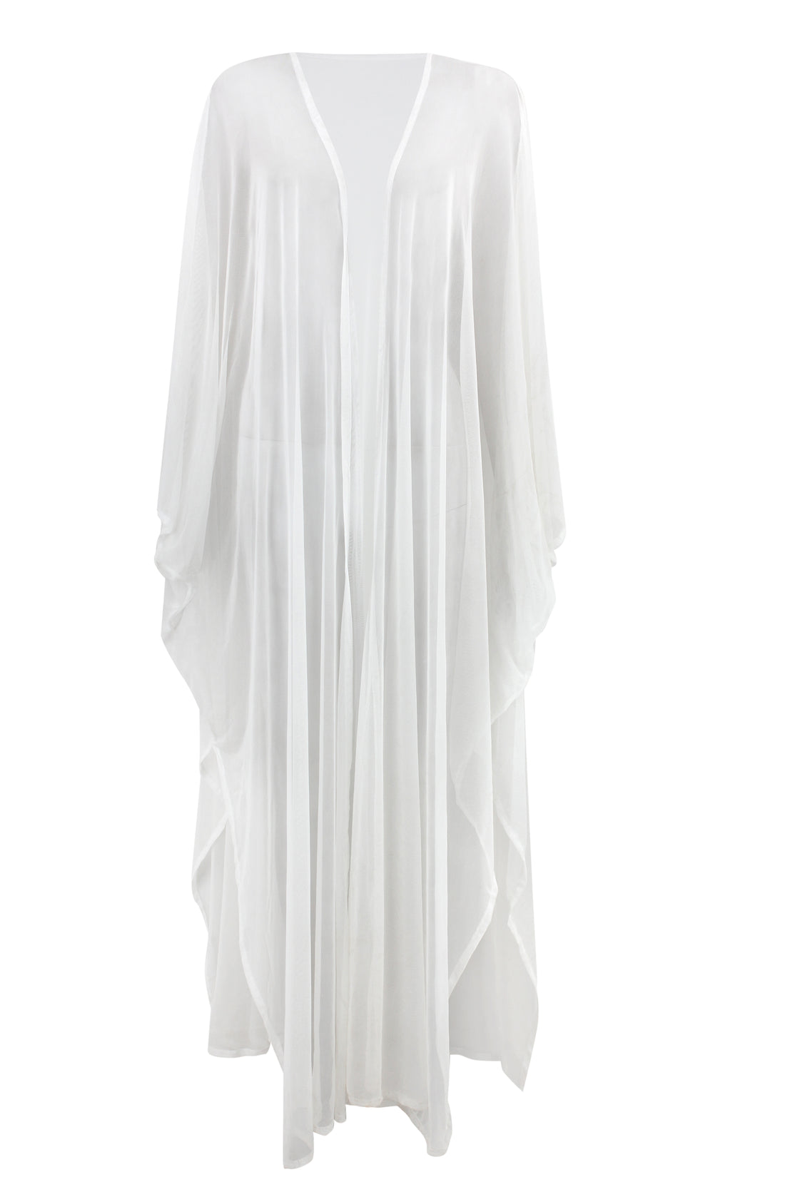 White Tulle Kimono