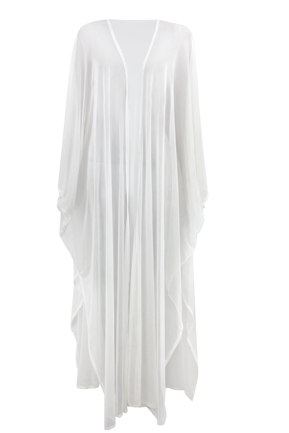 White Tulle Kimono