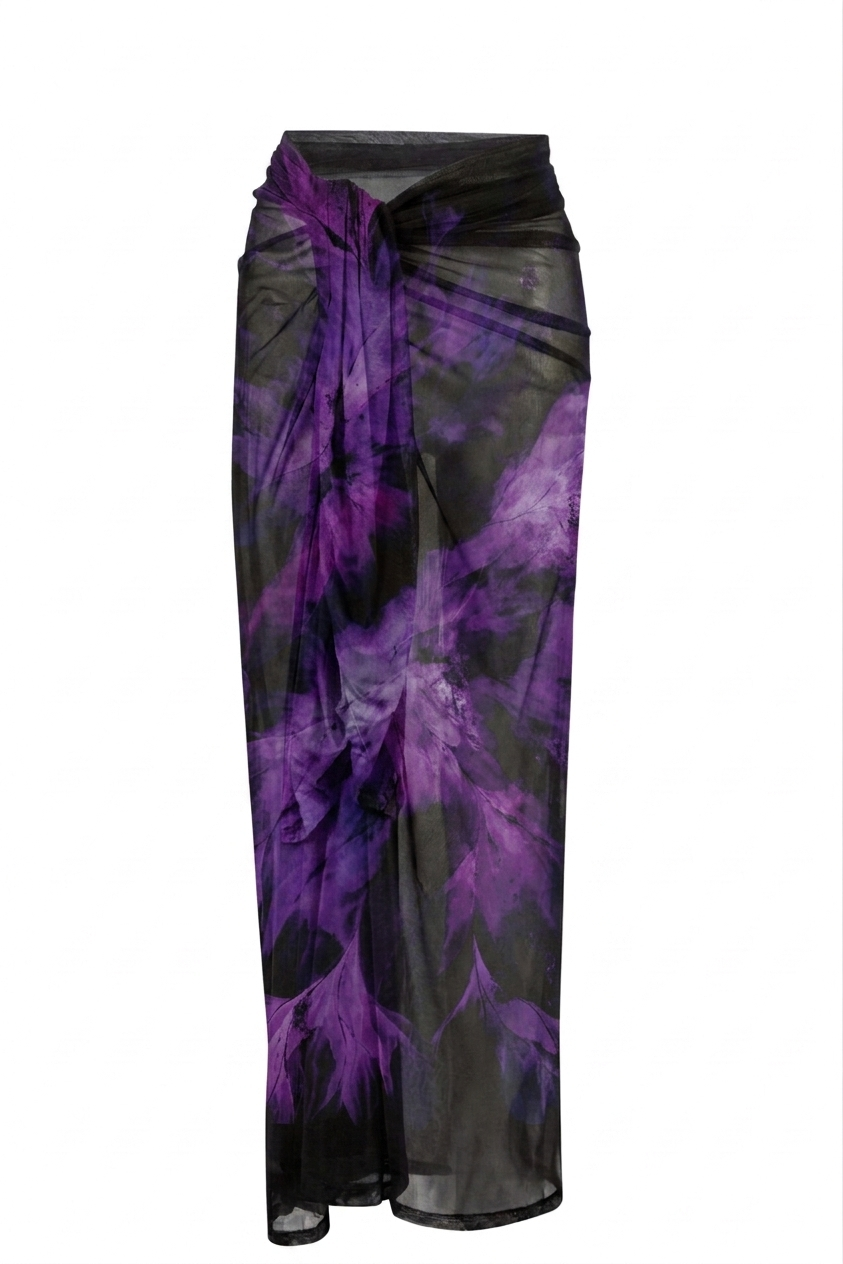 Violet Storm Tulle Sarong