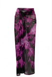 Magenta Storm Tulle Sarong