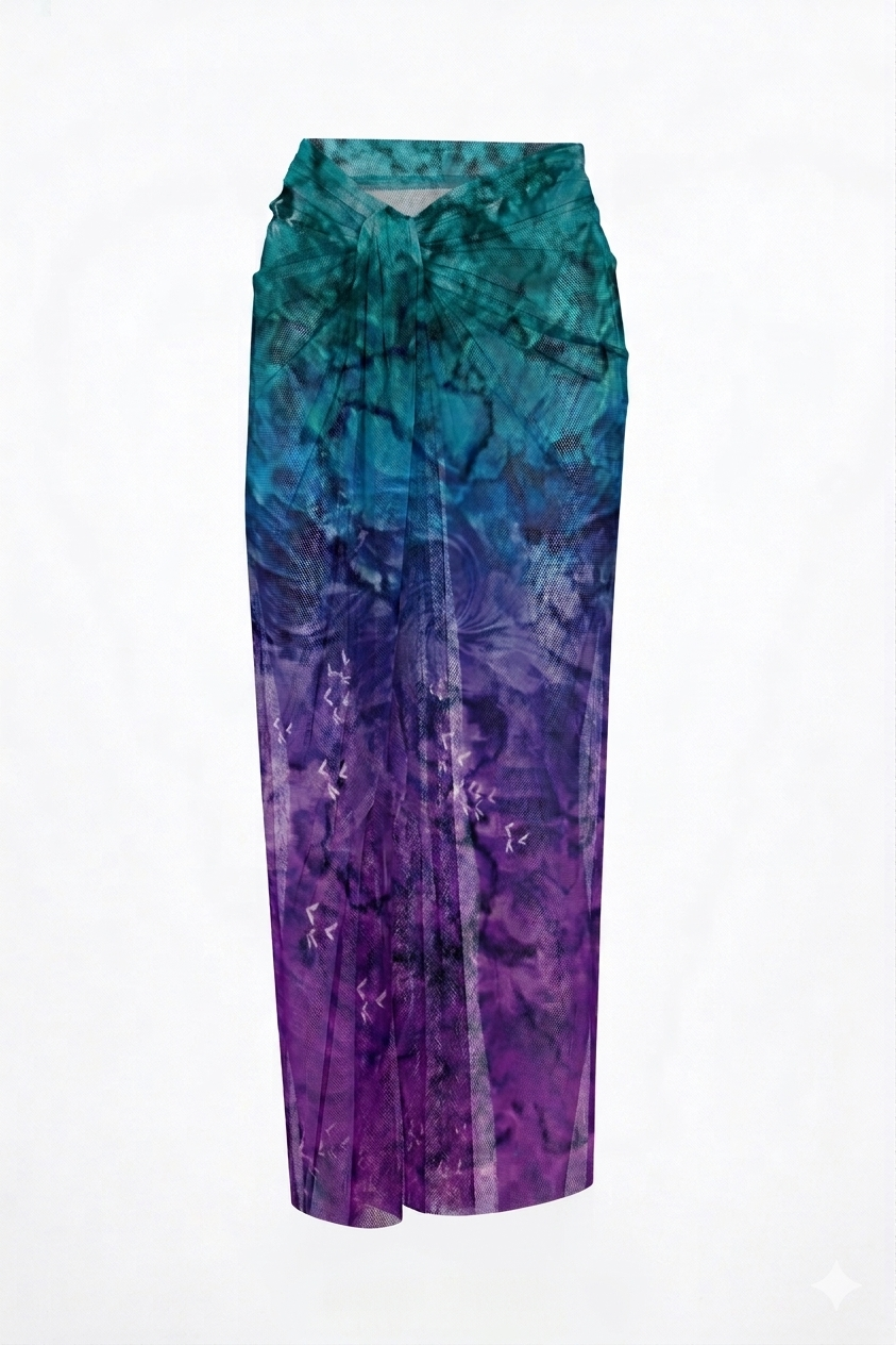 Ocean Aura Tulle Sarong
