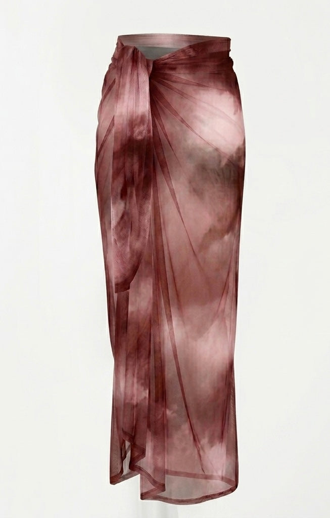 Ombre Berry Tulle Sarong