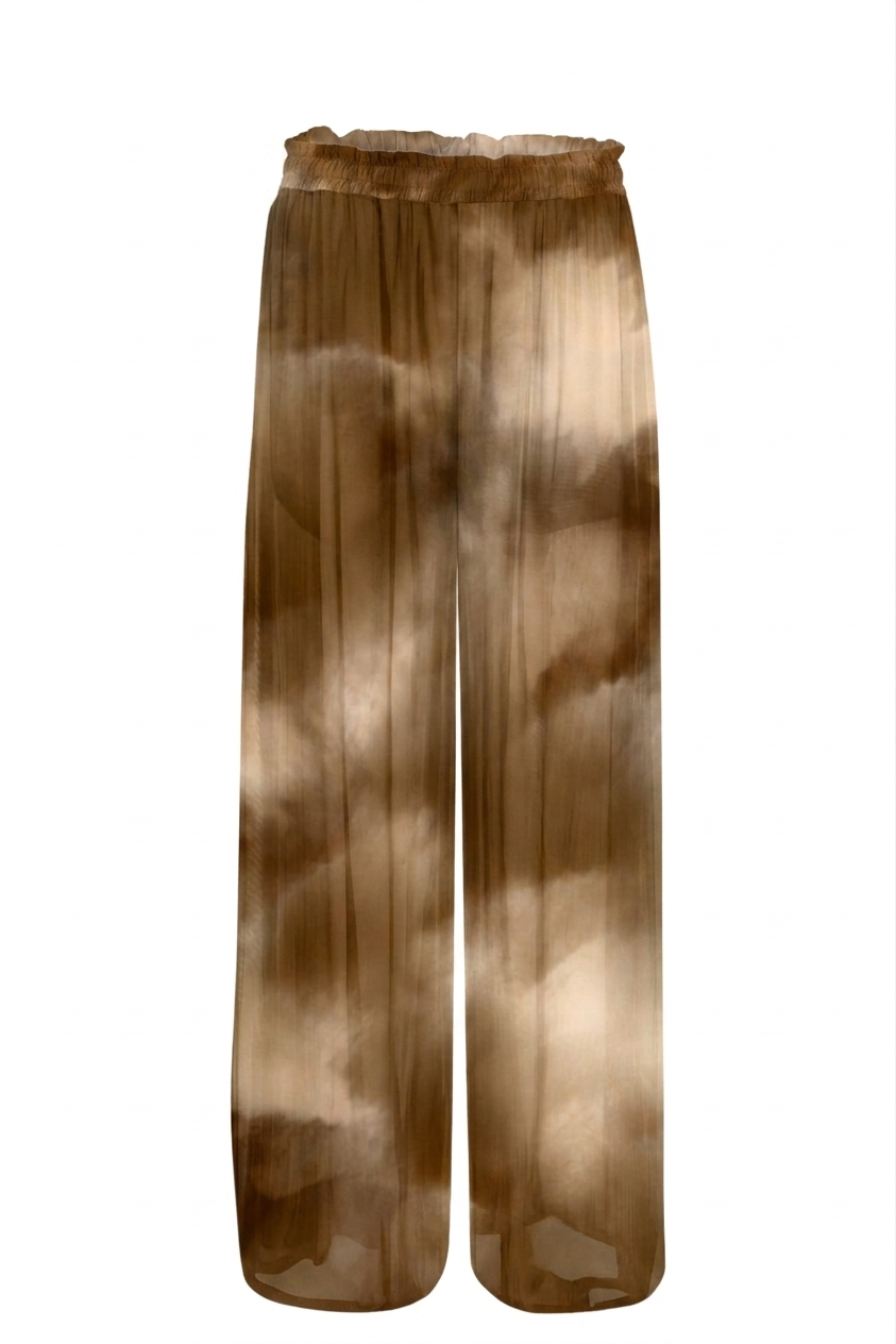 Ombre Sand Tulle Pants