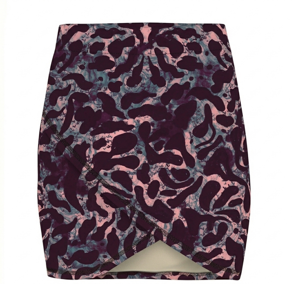 Mauve Leo Skirt Cover Up