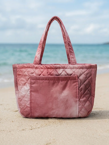 Ombre Berry Beach Bag